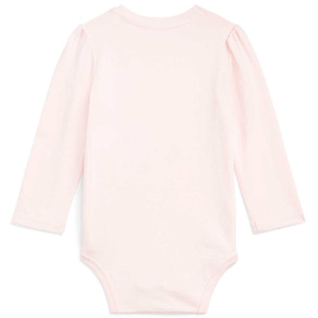 Ralph Lauren Baby Girl Long Sleeved Bodystocking Pink 2