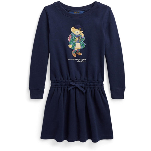 Polo Ralph Lauren Girl Bear Kjole Refined Navy