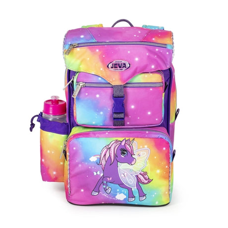 JEVA Beginners Skoletaske Rainbow Alicorn 2