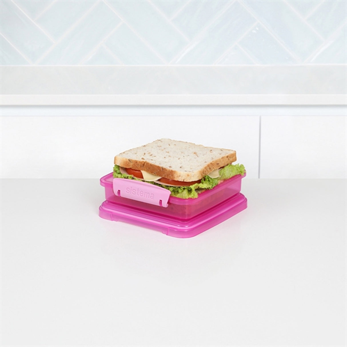 Sistema Sandwich Box Madkasse 450 ml Pink 3