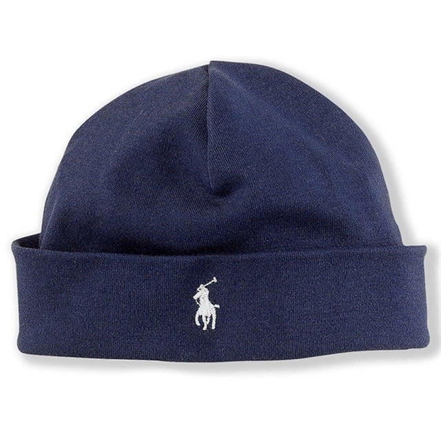 Ralph Lauren Baby Boy Hat Beanie Refined Navy