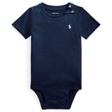 Ralph Lauren Baby Boy Short Sleeved Bodystocking French Navy