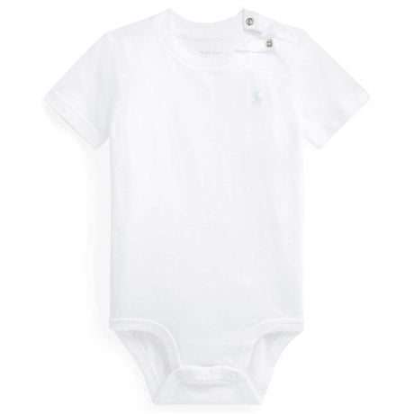 Ralph Lauren Baby Boy Short Sleeved Bodystocking White