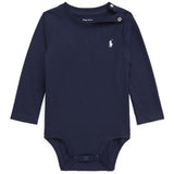 Ralph Lauren Baby Boy Long Sleeved Polo Body Navy