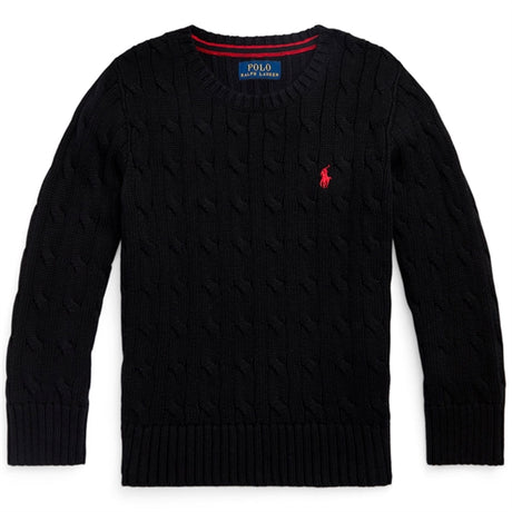 Polo Ralph Lauren Cable Striktrøje Polo Black