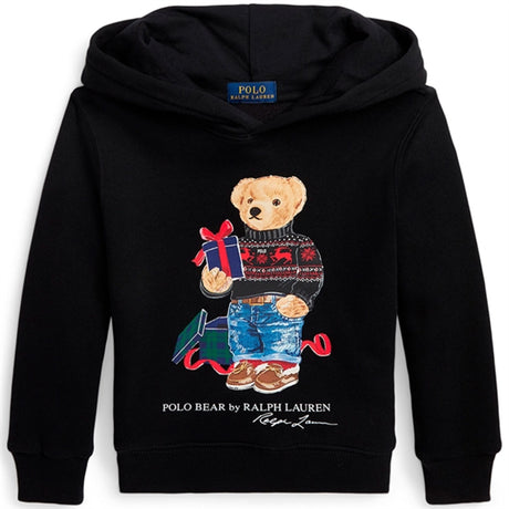 Polo Ralph Lauren Boy Hættetrøje Fa23 Polo Black Gift Bear