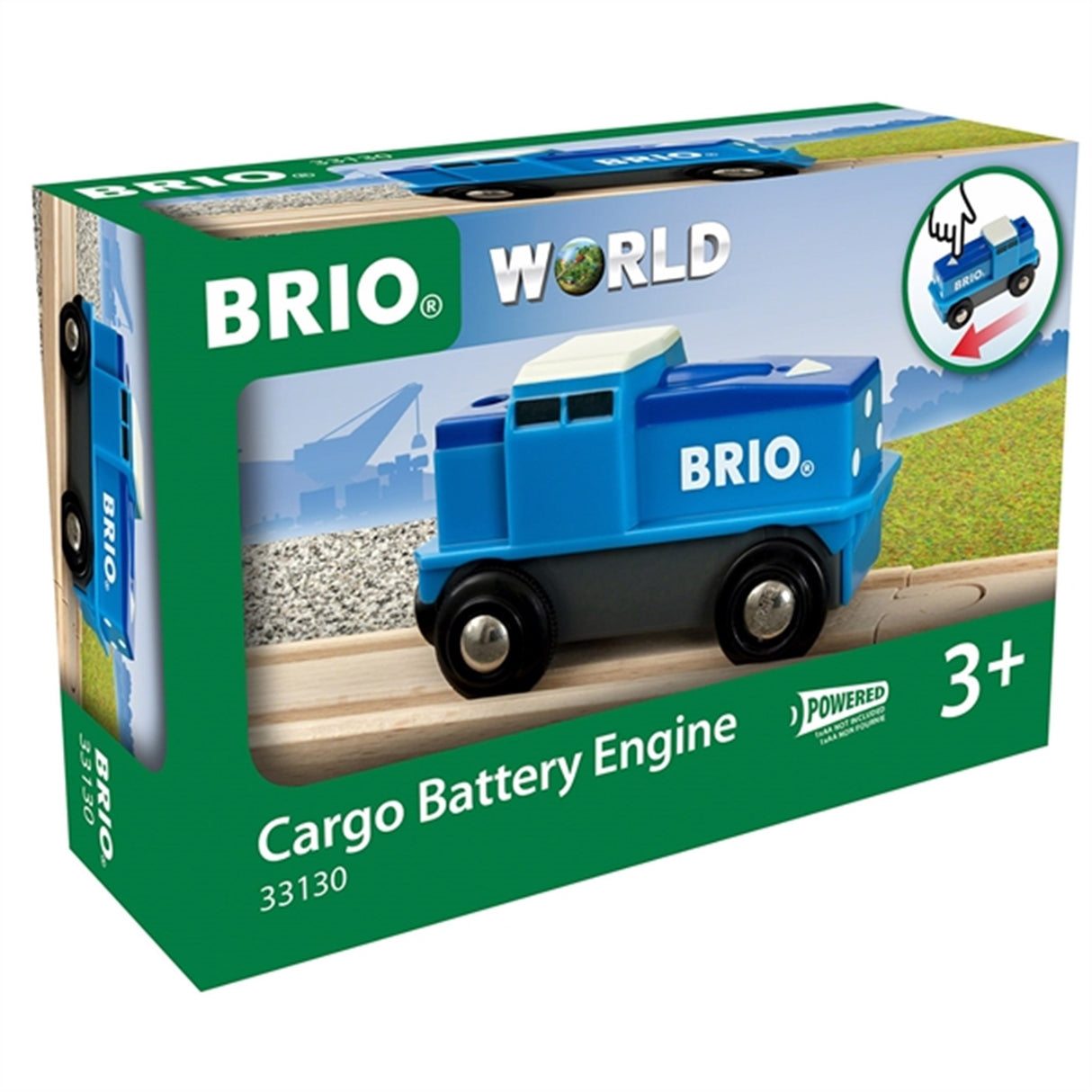 BRIO® Batteridrevet Godstog