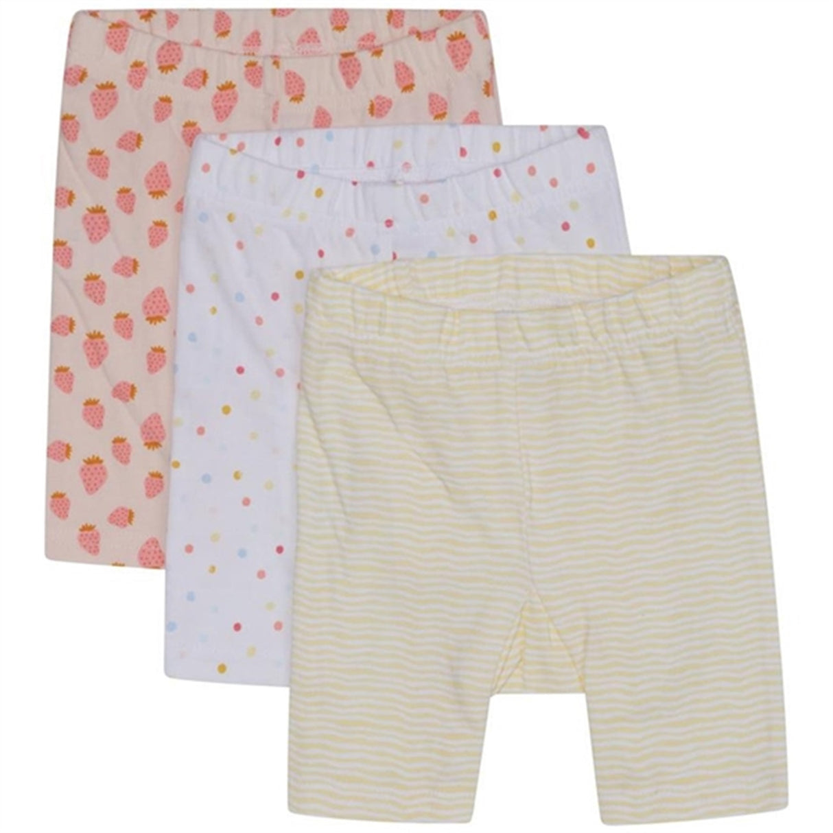 Hust & Claire Baby Labika Shorts 3-pak Skin Chalk