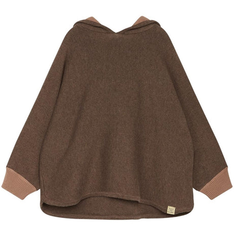 Hust & Claire Mini Toffee Melange Poppy Poncho