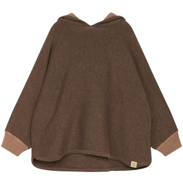 Hust & Claire Mini Toffee Melange Poppy Poncho