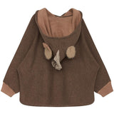 Hust & Claire Mini Toffee Melange Poppy Poncho 2