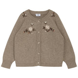 Hust & Claire Mini Sand Melange Carlota Cardigan