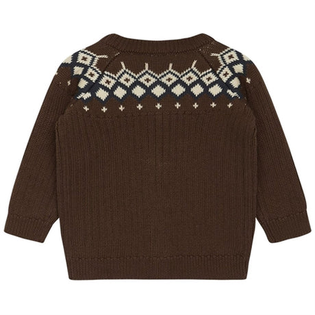 Hust & Claire Baby Chestnut Christoffer Cardigan 2