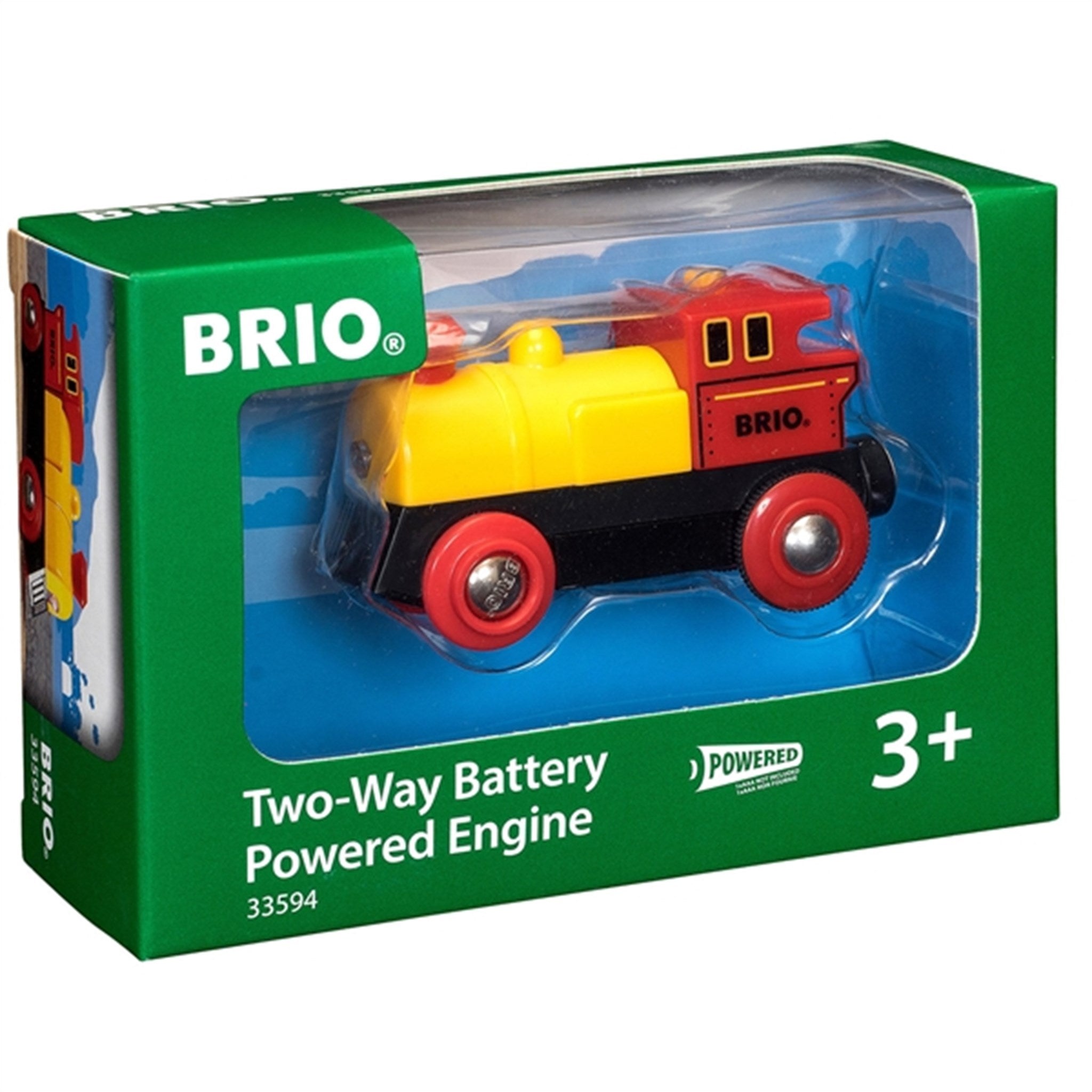 BRIO® Batteridrevet 2-vejs Lokomotiv Rød/Gul 2
