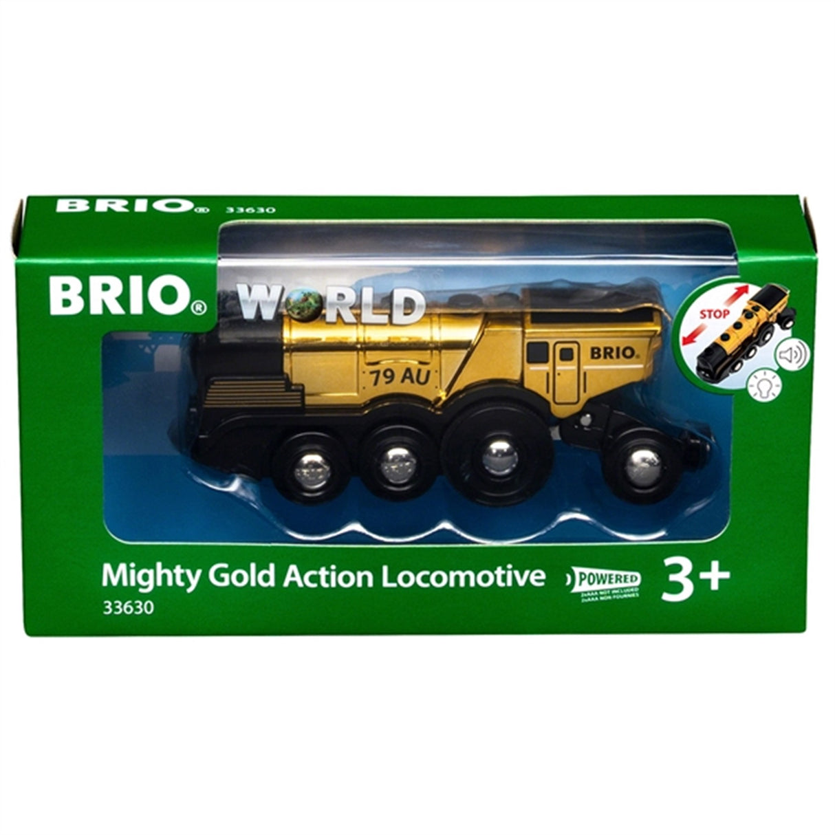 BRIO® Guld Actionlokomotiv