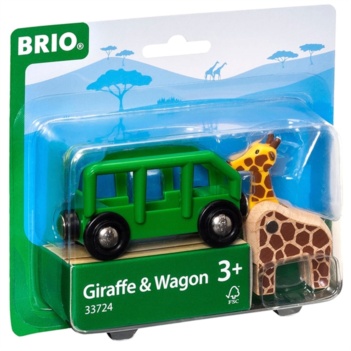 BRIO® Vogn m. Giraf