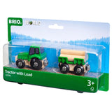 BRIO® Traktor m. Vogn Og Tømmer 2