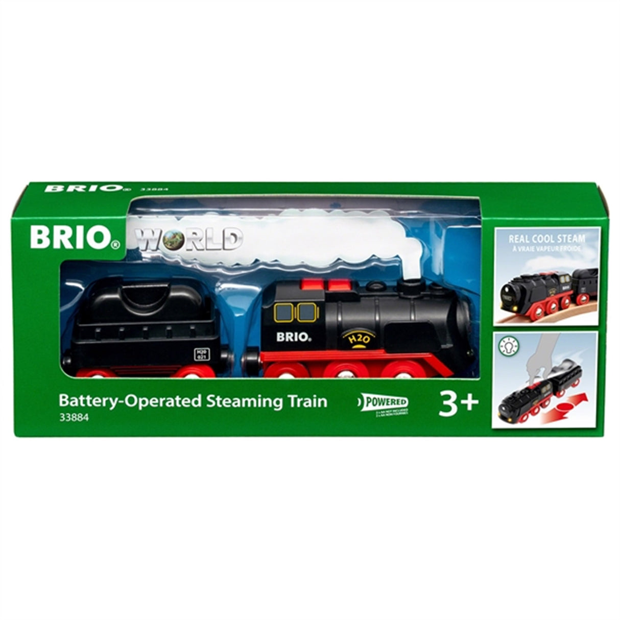 BRIO® Batteridrevet Damptog