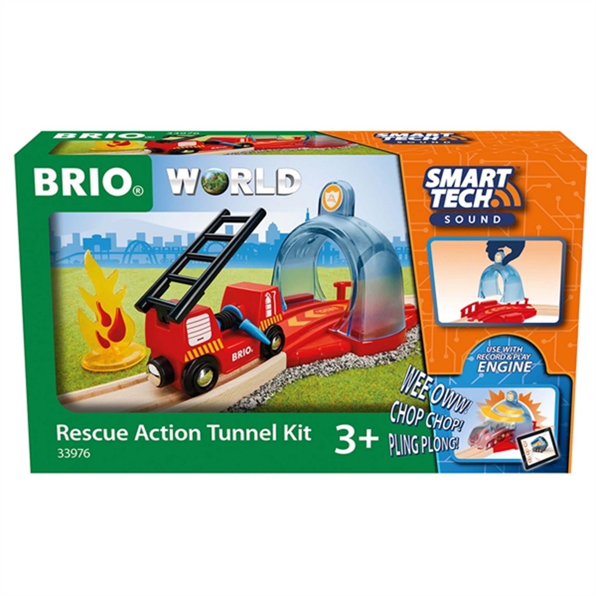 BRIO® Smart Tech Sound Rednings Action Tunnel Sæt 2