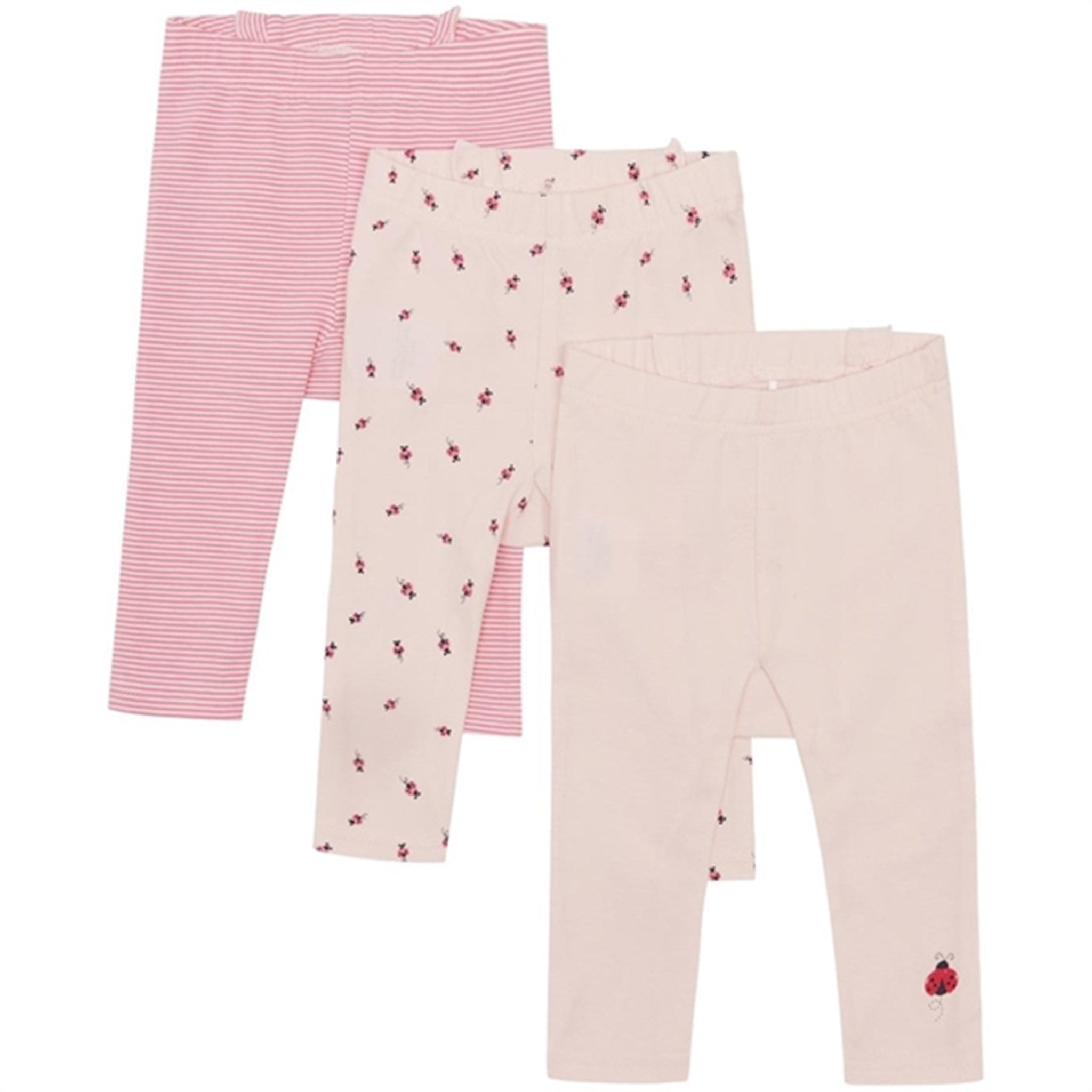 Hust & Claire Baby Icy Pink Liva Leggings 3-Pak