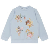 Hust & Claire Mini Blue Flax Saria Sweatshirt