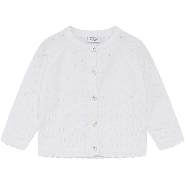 Hust & Claire Baby White Cillja Cardigan