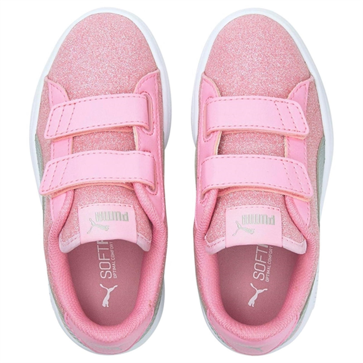 Puma Smash v2 Glitz Glam V PS Sneakers Prism Pink-Silver