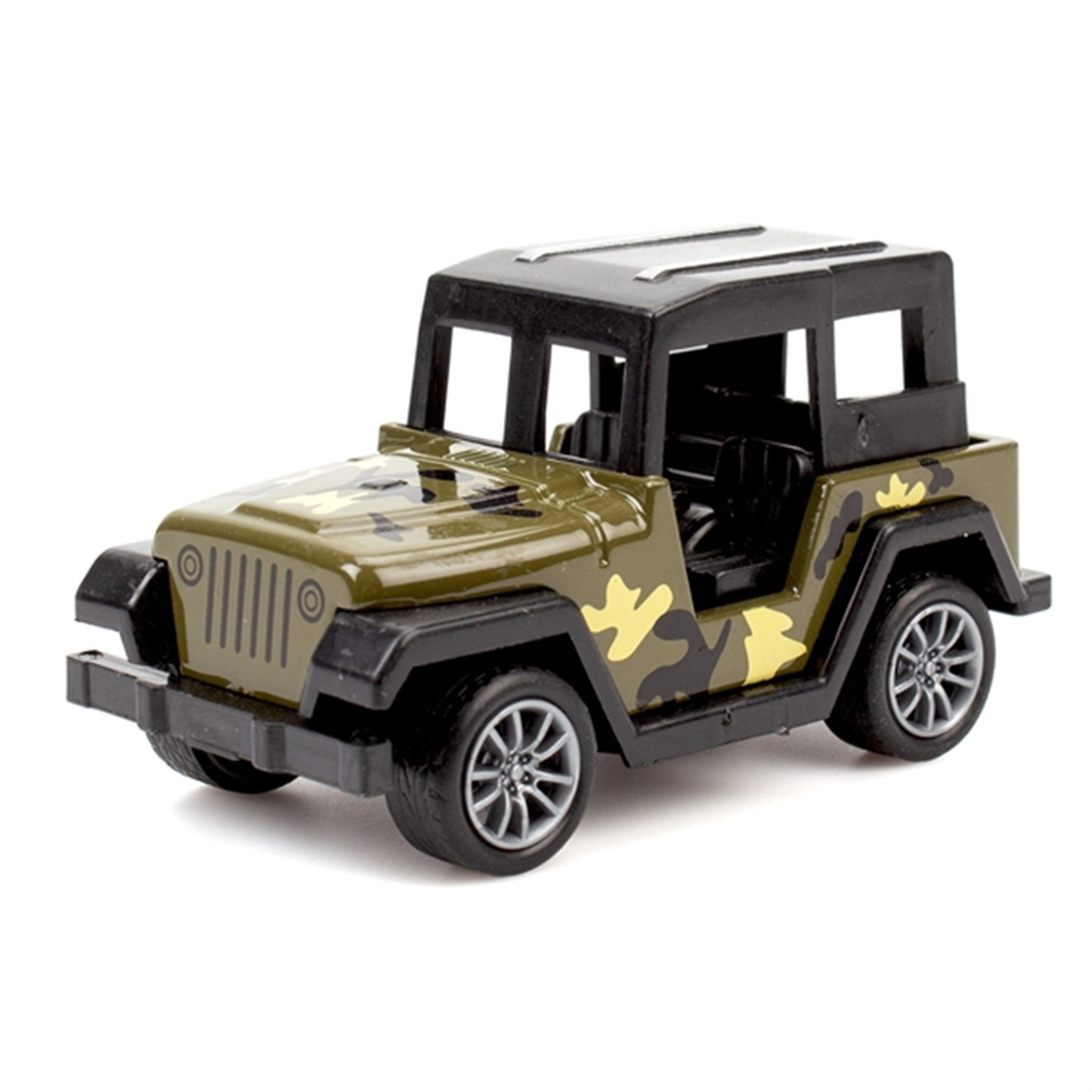 Magni Jeep Militær Bil Med Pull Back - Model 2