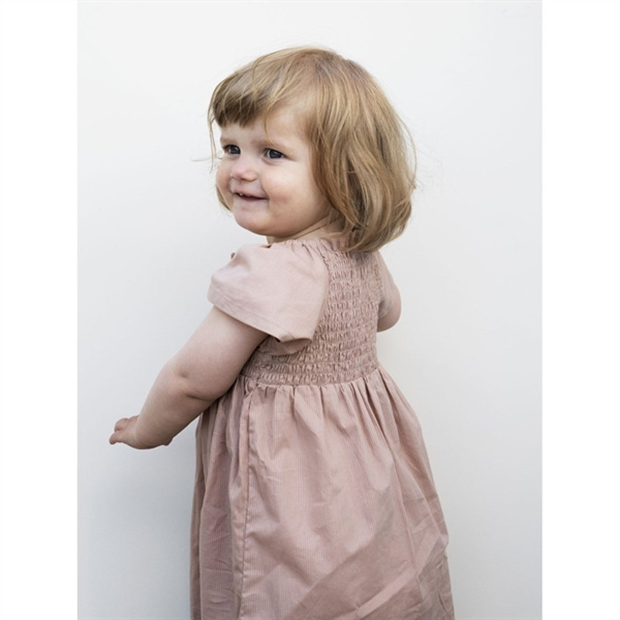 Serendipity Almond Baby Smock Kjole 2