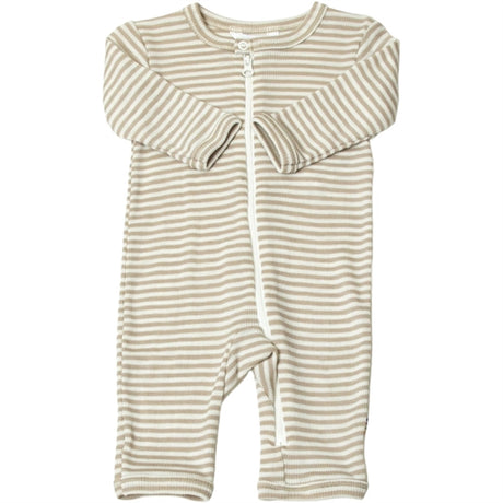 Joha Uld/Silke Beige Stripe Heldragt