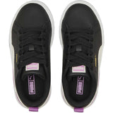 Puma Mayze Lth PS Black-Whisper White Sneakers