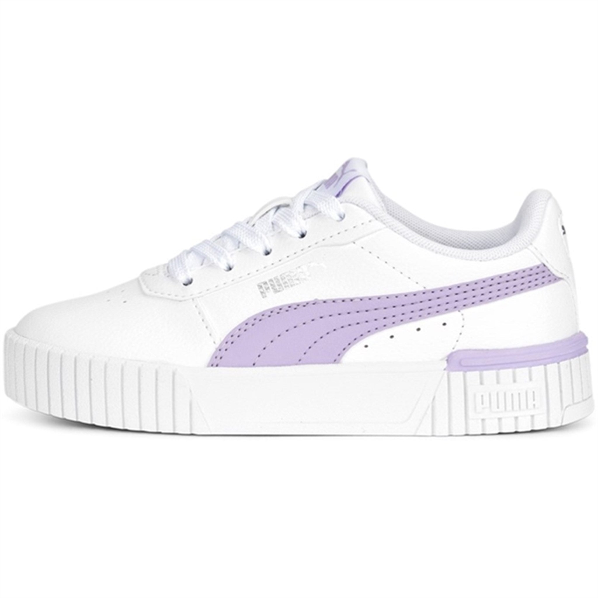 Puma Carina 2.0 PS White-Vivid Violet-Silver Sneakers 3
