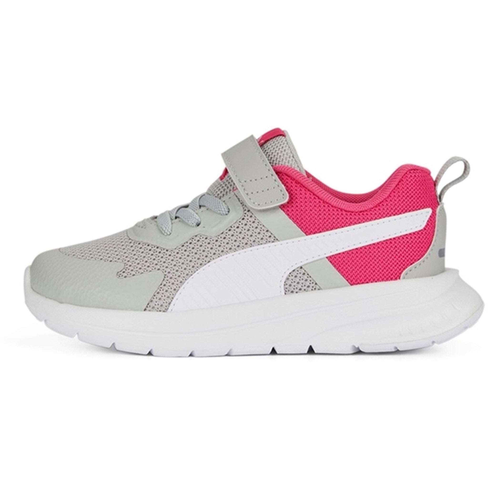Puma Puma Evolve Run Mesh AC+PS Cool Light Gray-White-Glowing Pink Sneakers 2