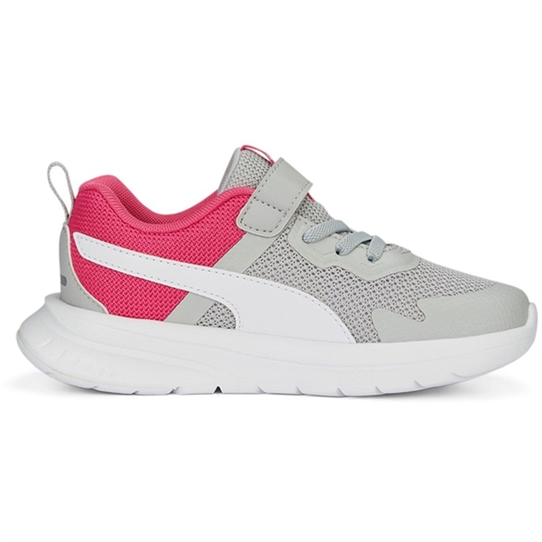 Puma Puma Evolve Run Mesh AC+PS Cool Light Gray-White-Glowing Pink Sneakers 5