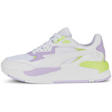 Puma X-Ray Speed Play Jr White-Vivid Violet-Lily Pad Sneakers