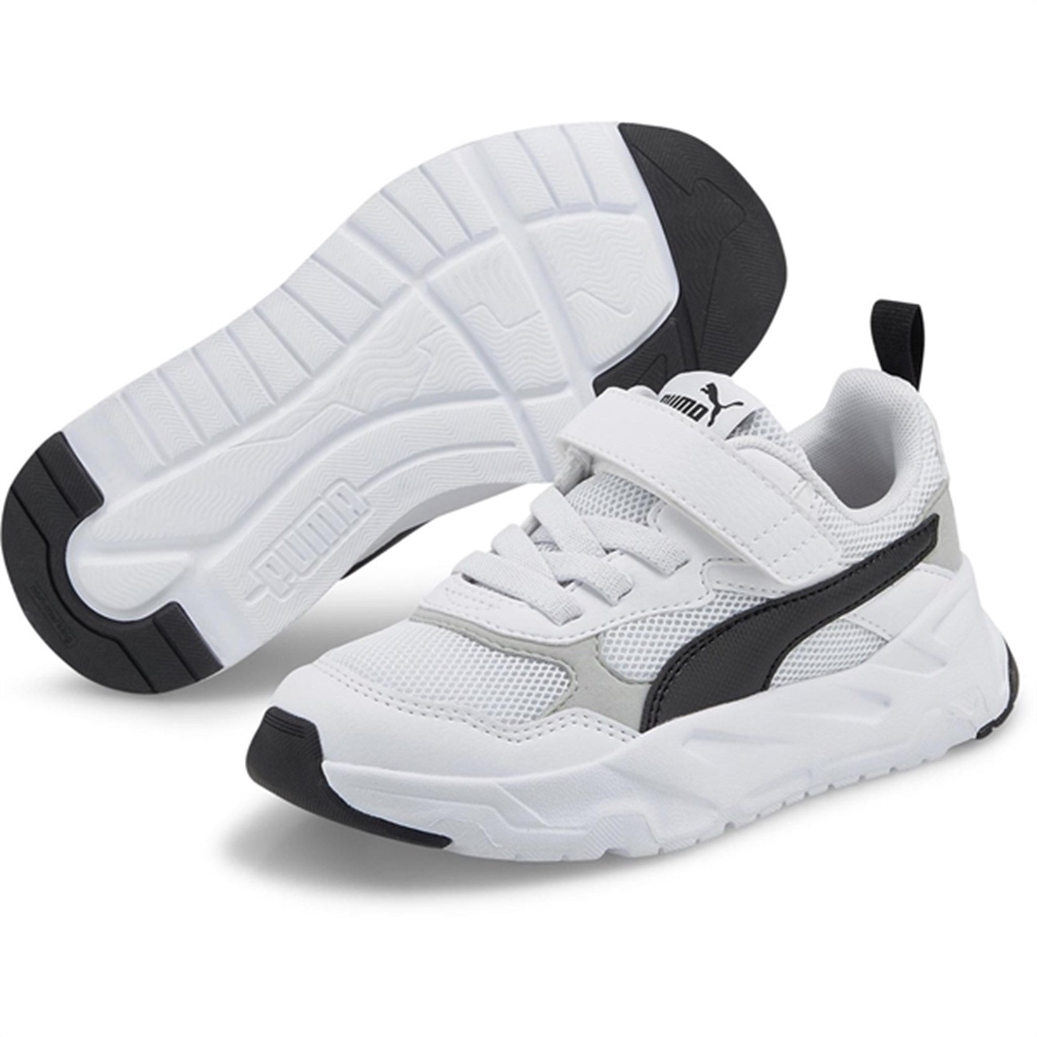 Puma Trinity AC+ PS White-Black-Cool Light Gray Sneakers 4