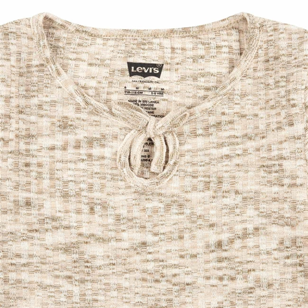 Levi's Space Dye Long Sleeve Bluse Creme Brulee 2