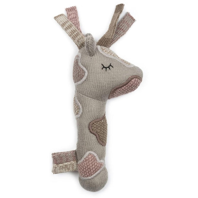 Smallstuff Strikket Maracas Giraffe Sandy/Rose