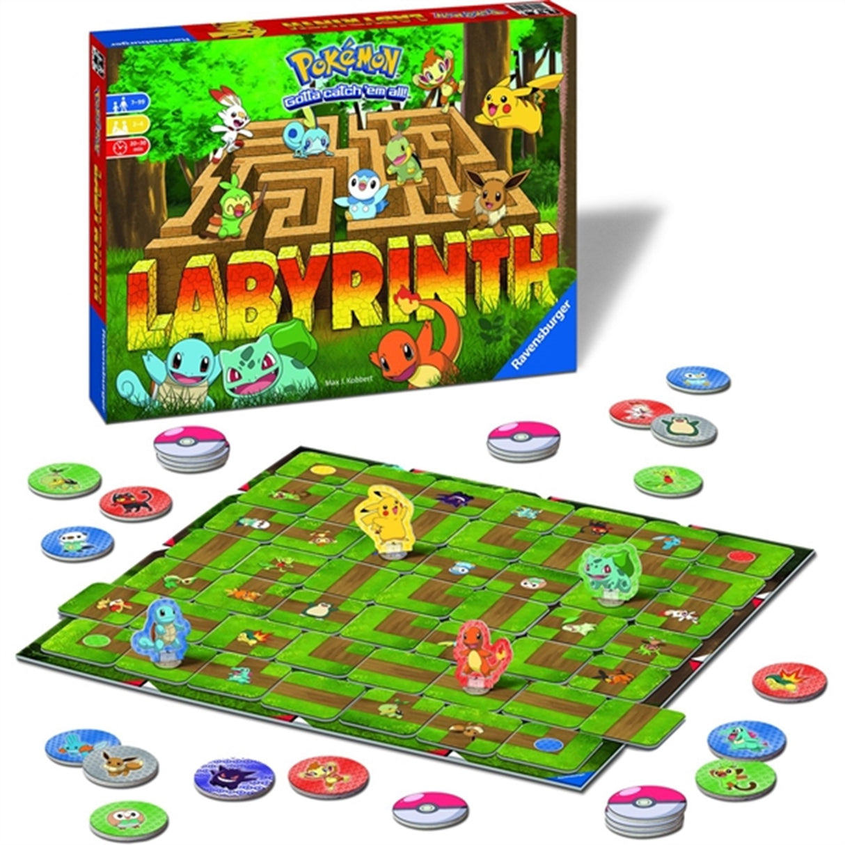 Ravensburger Pokémon Labyrint Brætspil