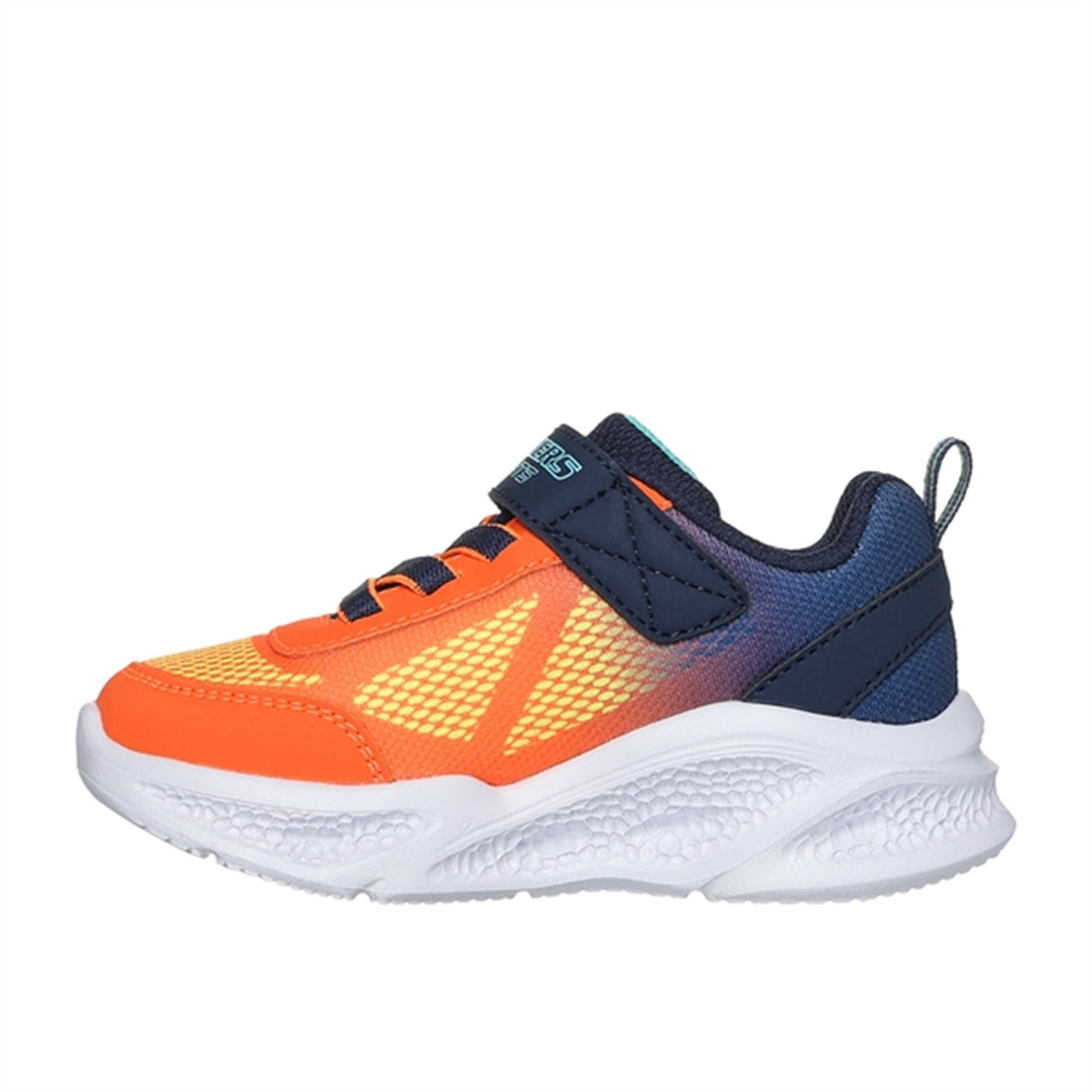 Skechers Meteor-Lights Sneakers Navy Orange