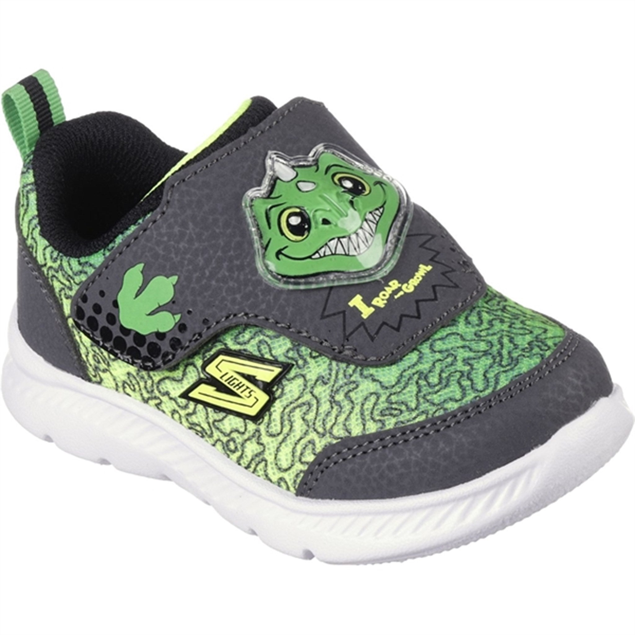 Skechers Boys Comfy Flex 2,0 Sneakers Charcoal Lime