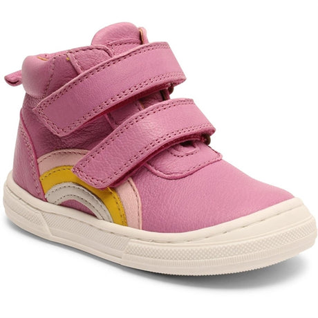 Bisgaard Rainbow Velcro Sko Pink