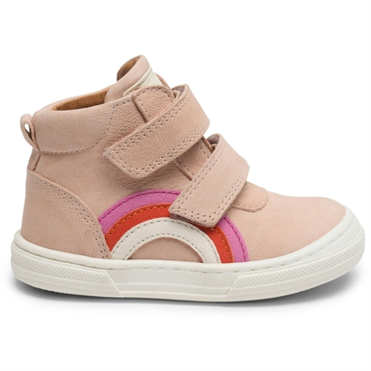 Bisgaard Rainbow Velcro Sko Nude 2