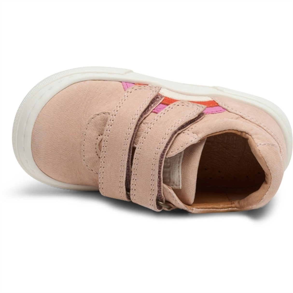 Bisgaard Rainbow Low Velcro Sko Nude 3