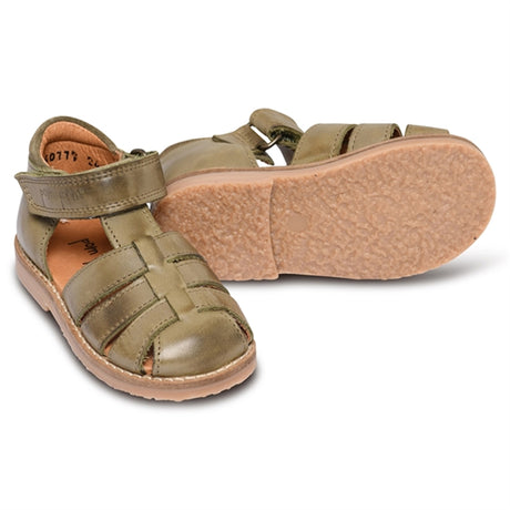 Pom Pom Sandal Dusty Olive