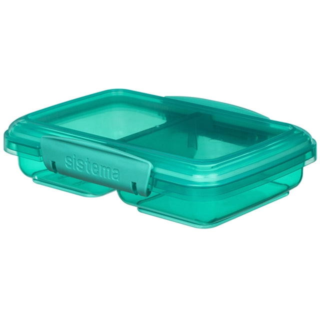 Sistema Small Split Madkasse 350 ml Teal