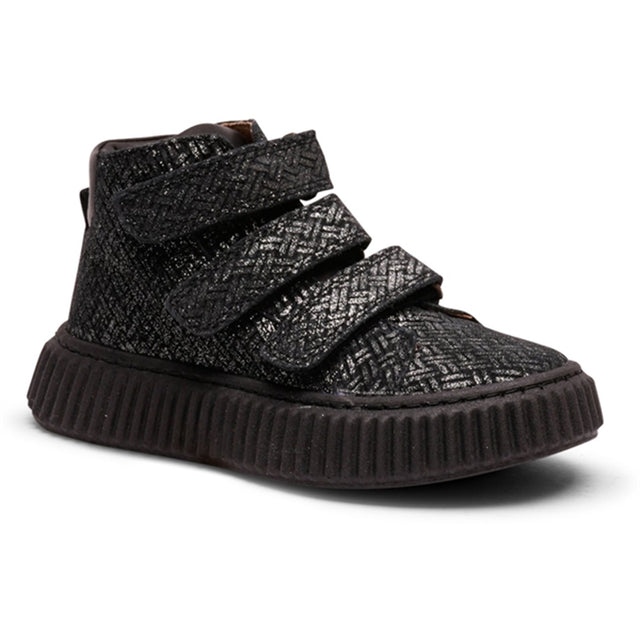 Bisgaard Debbie V Velcro Sko Black Glitter