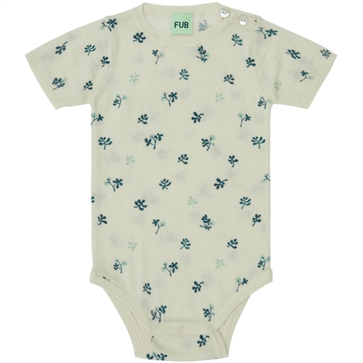 FUB Baby Printed Body Ecru/Pistachio