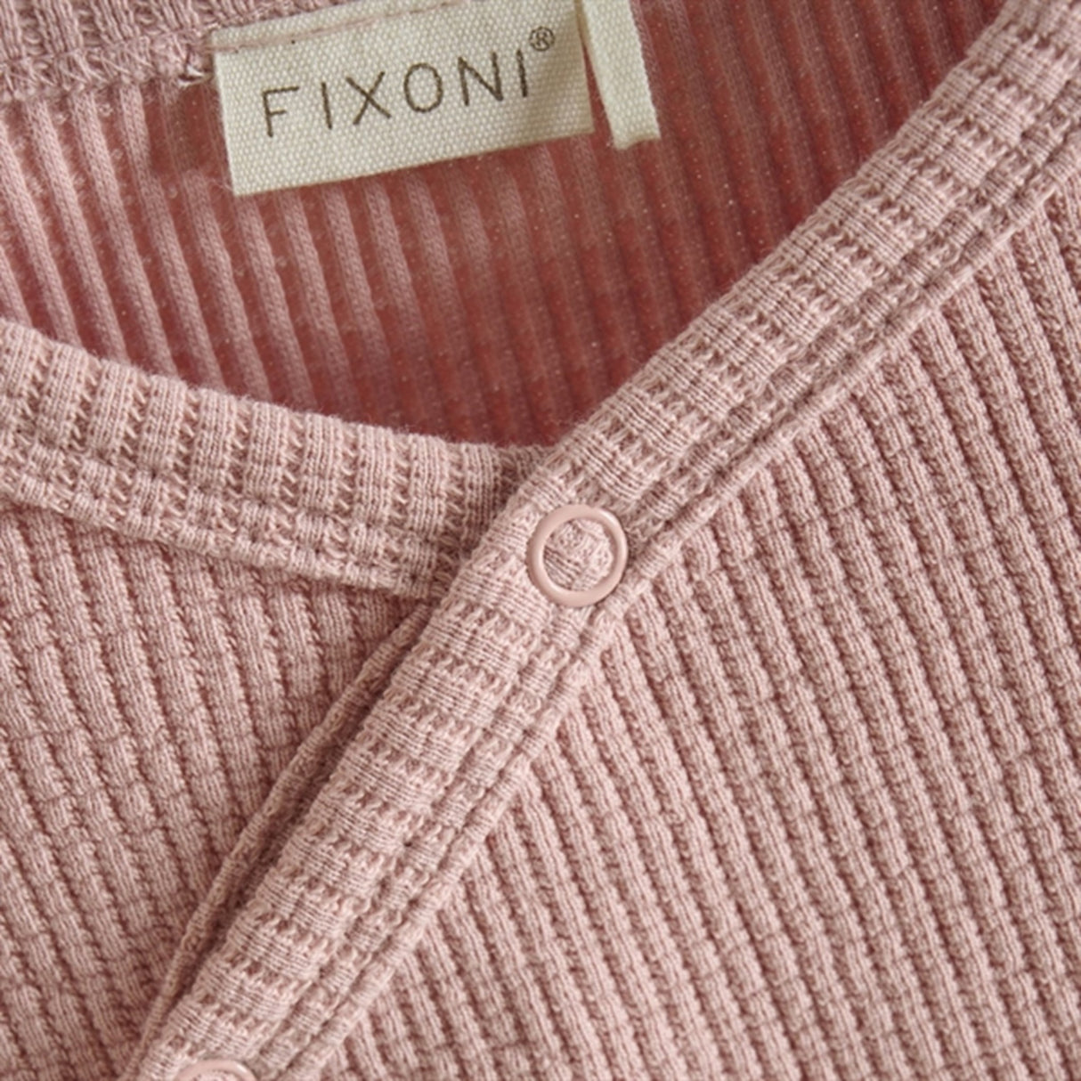 FIXONI Misty Rose Cardigan Waffle 2