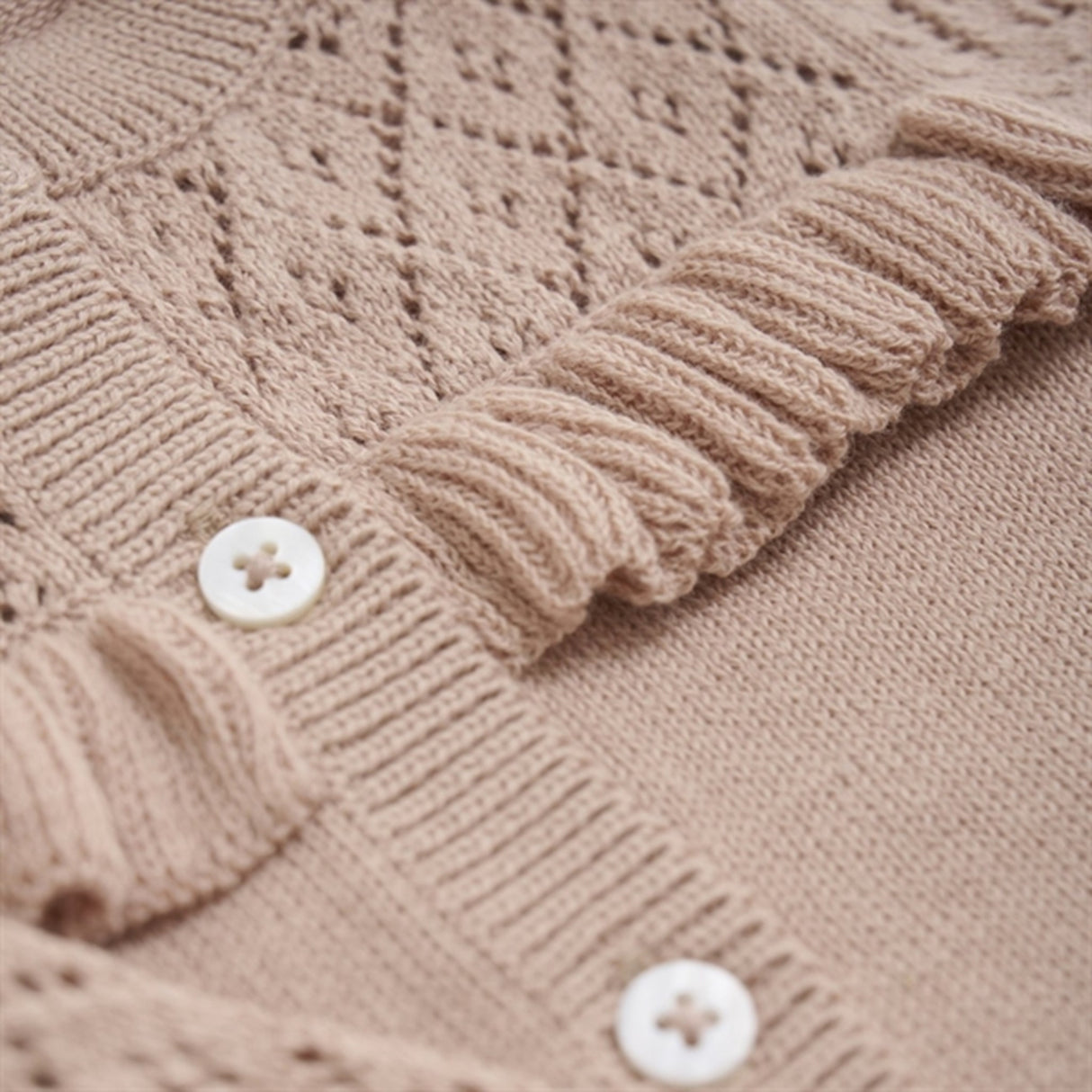 FIXONI Mahogany Rose Strik Cardigan 2